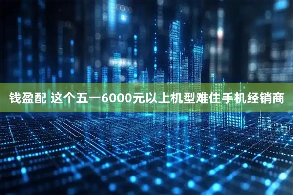 钱盈配 这个五一6000元以上机型难住手机经销商
